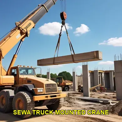 sewa truck mounted crane